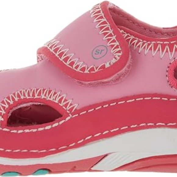 Girls Stride Rite SRT Soft Motion Breezy Pink Size 3M - Picture 4 of 10